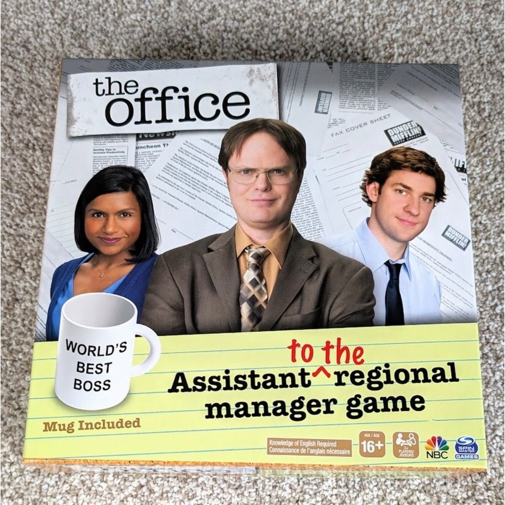 The Office Assistant to the Regional Manager Board Game Spin Master Mug Included